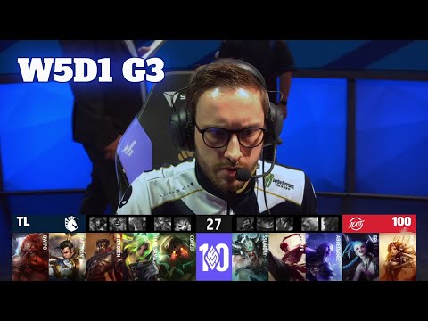 TL vs 100 | Week 5 Day 1 S12 LCS Spring 2022 | Team Liquid vs 100 Thieves W5D1 Full Game