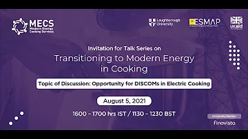 1.3 Talk Series on Opportunity for DISCOMs in eCooking