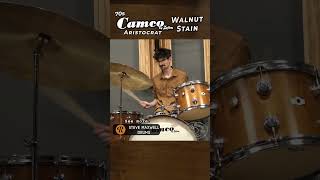 Camco kustom Era Aristocrat Drum Set In Walnut Stain vintage rock drums drummer camco kustom