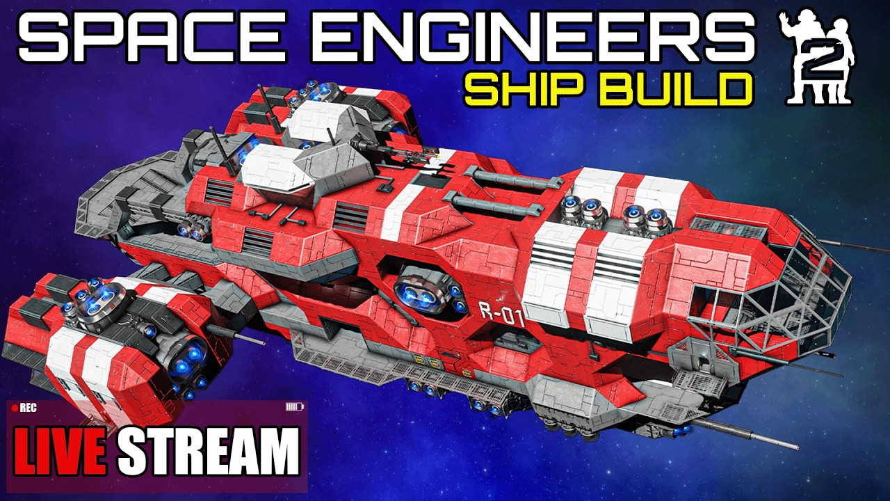 🔴LIVE - Space Engineers 2 Survival | How To Design a Ship - YouTube