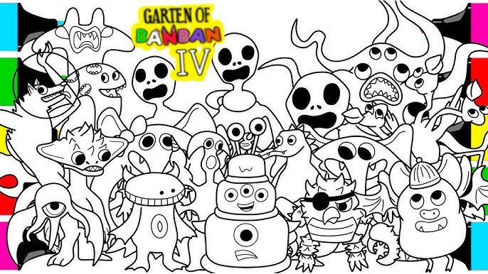 Free Download Garten of Banban Stinger Flynn Coloring Page in 2023   Coloring pages, Animal coloring pages, Kindergarten coloring pages