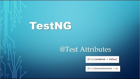 Session14 Test Enabled Invocation Count