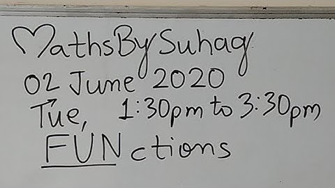 Live Class 12 JEE 2021 FUNctions 2 June 2020Tue Announcement