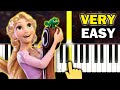 Disney's Tangled - I See the Light - VERY EASY Piano tutorial