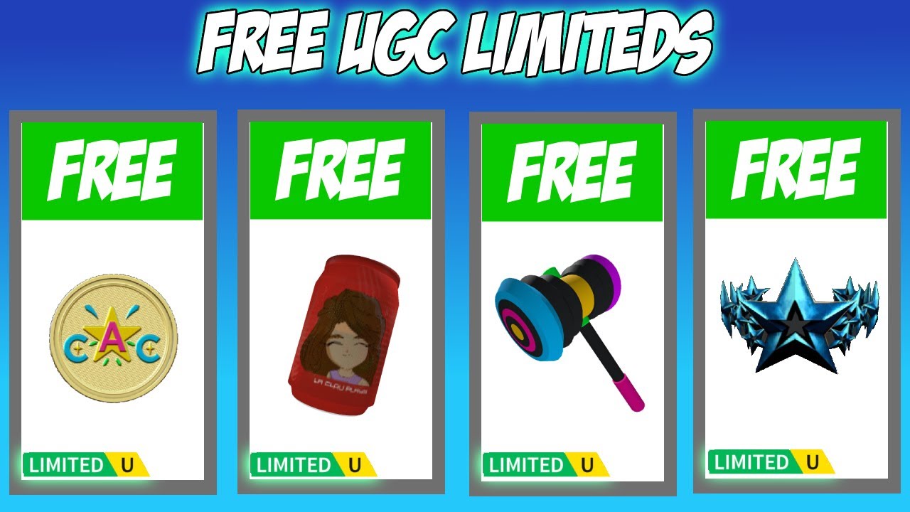 In-Game FREE UGC Limited's Code & Price - RblxTrade