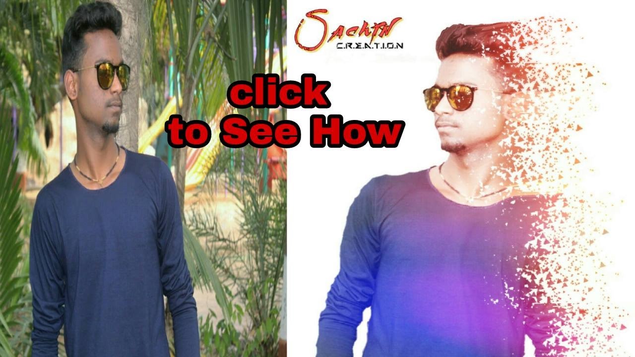 Picsart Dispersion Disintegration Effect Tutorial | how we edit your photo watch live