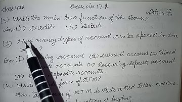 Chapter 17 exercise 17.1 for class 4