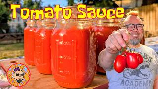 Making and Canning Tomato Sauce