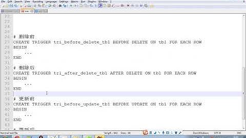python教程第02章并发编程&数据库&前端之第247课(MySQL触发器)