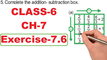 Class 6 maths | Fractions | Chapter 7 | Exercise 7.6