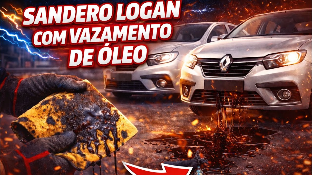 SANDERO LOGAN COM VAZAMENTO DE ÓLEO 