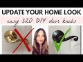 UPDATE YOUR HOME LOOK INSTANTLY  |  Easy Door Knobs DIY  |  Drab to Fab