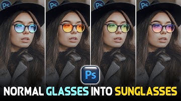 Turn Normal Glasses into Sunglasses in Photoshop | Adobe Photoshop Tutorial for Beginners