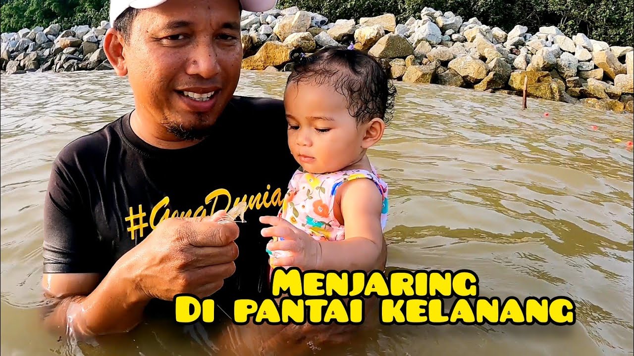 Cari Udang//Pantai Kelanang #gengdunia