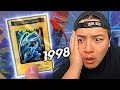 Opening FIRST EVER Yu Gi Oh Cards Original Bandai 1998 Cards 