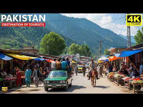 🇵🇰 A River Runs Through this Bazaar – The Stunning Bazaar of Bahrain 4k WALK & CAPTIONS