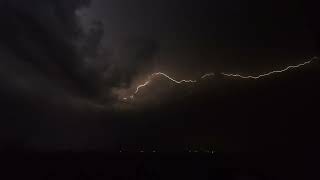 2025.06.04 20:50 - 2145 UTC Intense lightning above Prague
