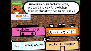 Awesome joey minecraft/m1n3craft quizziz edition | scratch screenshot 4