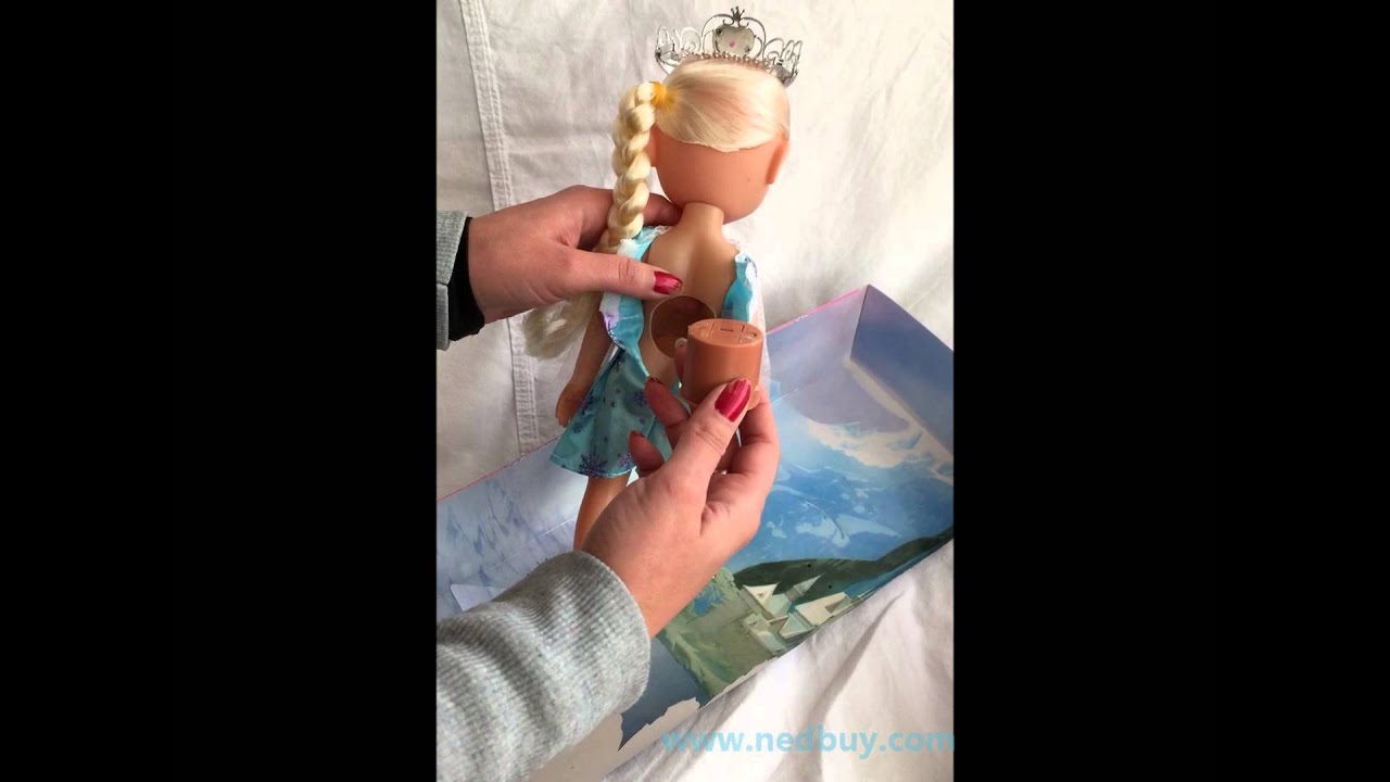 Musical Frozen Elsa & Snowman Olaf singing Let it Go