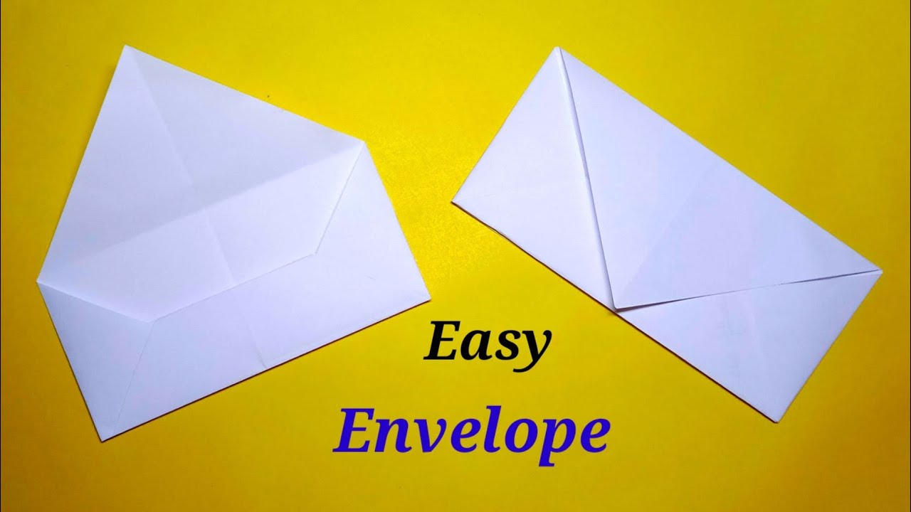 How to make a paper envelope || Paper Envelope || Origami envelope ...
