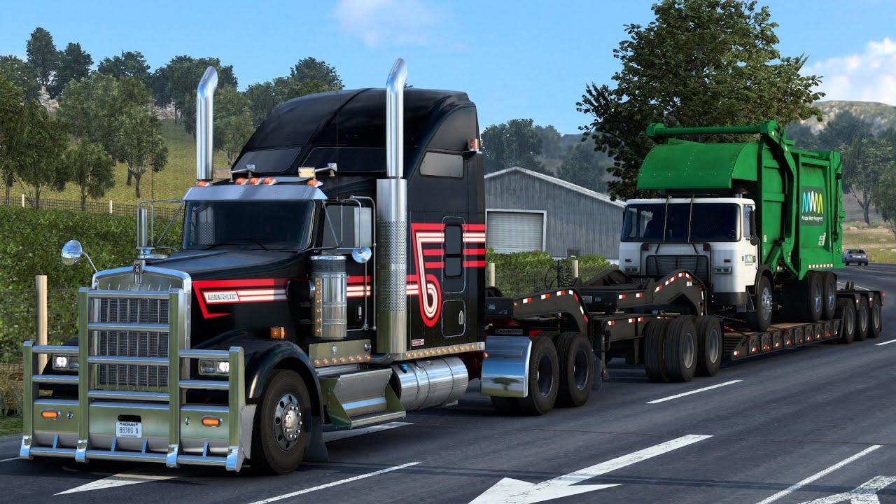 ATS 1.47 Barstow Oxnard Kenworth W900 Cargo 15t YouTube