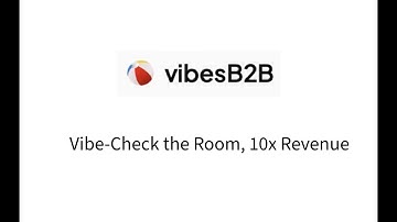 HackGT 12 Winning Submission - VibesB2B (3rd place)