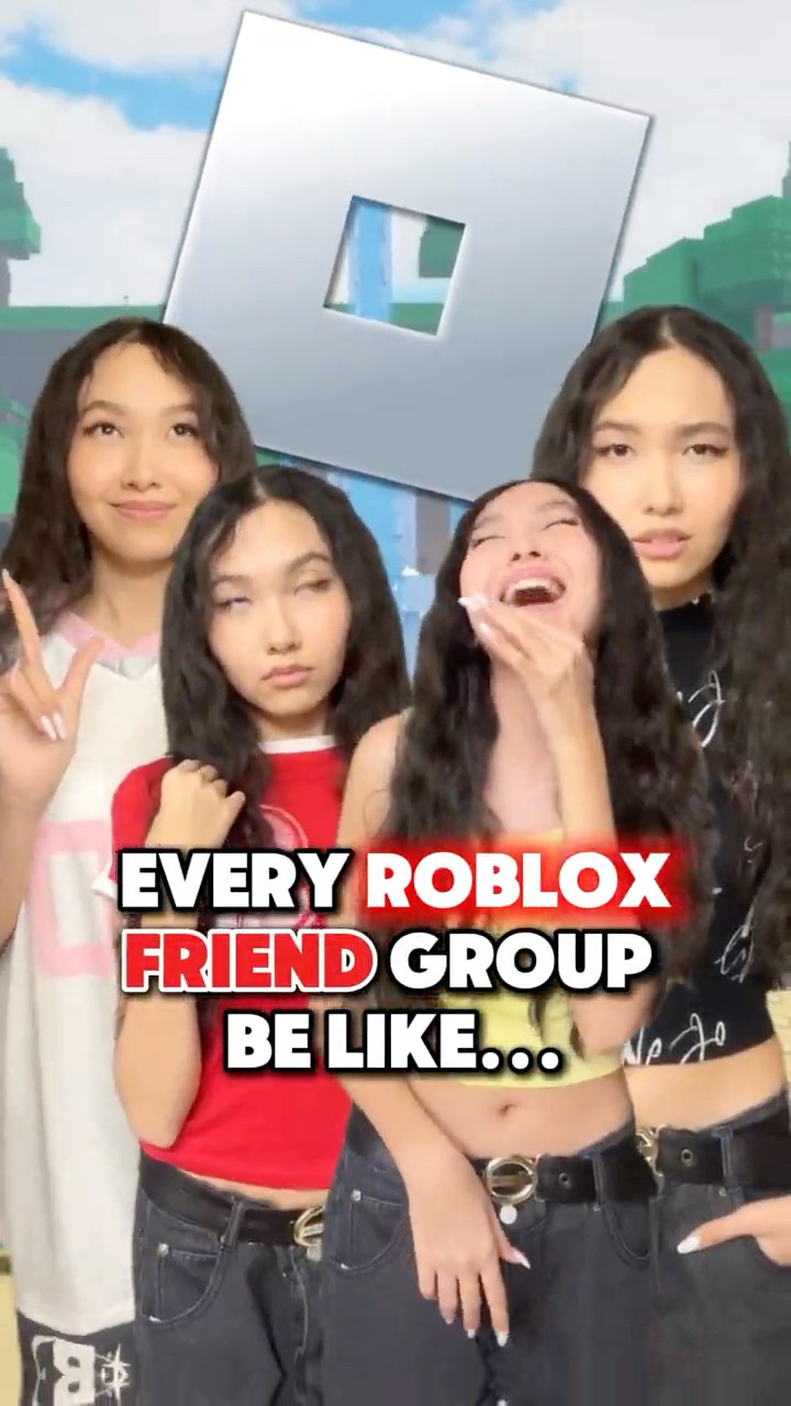 Every Roblox FriendGroup be like??#roblox #robloxshorts