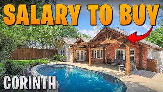 Salary Needed to buy a home in Corinth Texas | Moving to Corinth TX