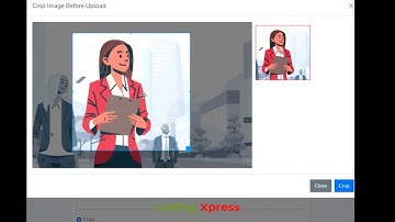 Laravel Crop Image Before Upload | Coding Xpress