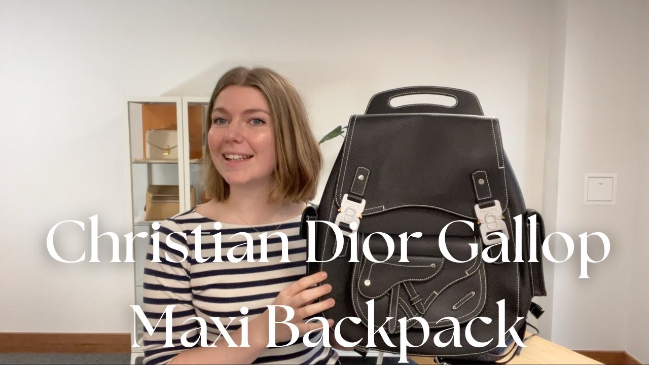 【無料郵送/関税込/正規品】 Dior Maxi Gallop Backpack Black G hq720.jpg?sqp=-