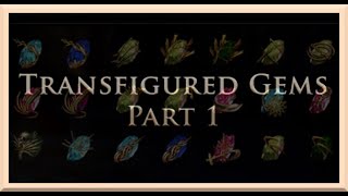 Falling In Love w/ The New Transfigured Gems - Part 1 #pathofexile #news [Affliction-3.23]