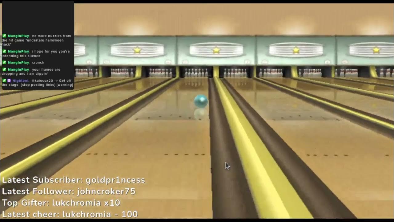 Flair gets a strike in Wii Sports Bowling on keyboard and mouse! YouTube