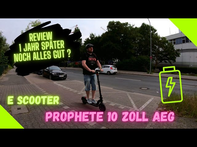 REVIEW Prophete E Scooter 10 Zoll AEG │ Komfort und Power 