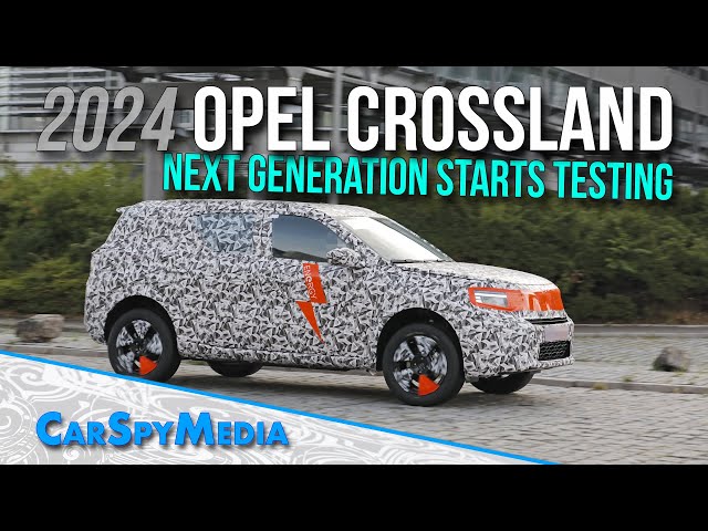 2024 Opel Frontera (Crossland successor) Electric EV Prototype Spied  Testing On The Public Road 