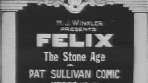 Felix the Cat E42 Felix in the Stone Age (1922) HQ