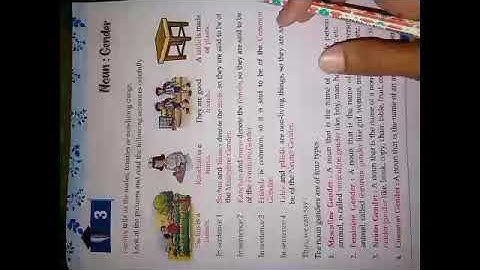 Class-3... English Grammar (Gender)