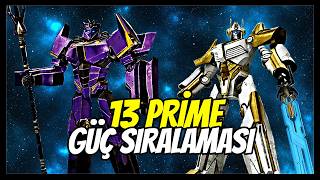 13 Oriijinal Pri̇me Güç Sıralaması