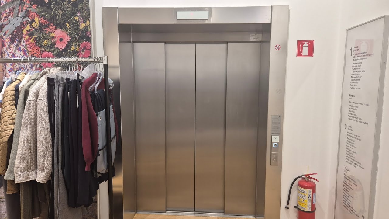 Brand New. Schindler 6000 traction elevator at Peek & Cloppenburg in Băneasa Shop. Center, Bucharest