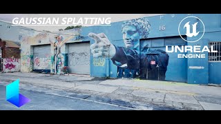 3D Gaussian Splatting in Unreal Engine - Luma AI - Street Art Marrickville screenshot 3