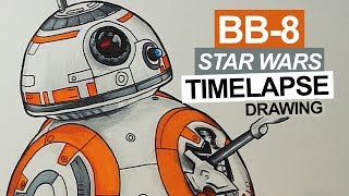BB-8 (Star Wars) Timelapse Drawing screenshot 1
