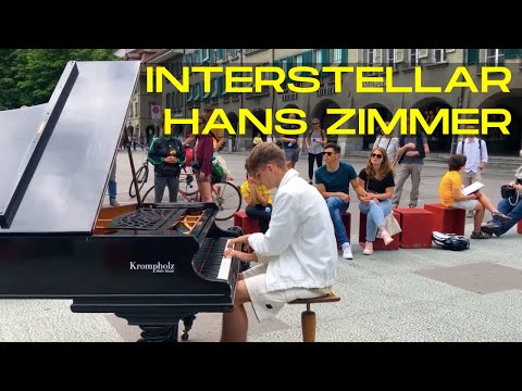 INTERSTELLAR by Hans Zimmer played on PIANO IN PUBLIC