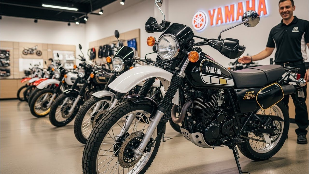 Yamaha XT 500 2026 года наконец-то вернулся! ЛЕГЕНДА возвращается в современном исполнении! 🏍️🔥