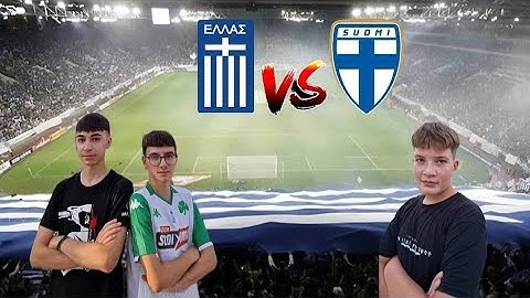 ΑΝΤΙΔΡΑΣΕΙΣ στα ΓΚΟΛ του αγώνα ΕΛΛΑΔΑ-ΦΙΝΛΑΝΔΙΑ 3-0
