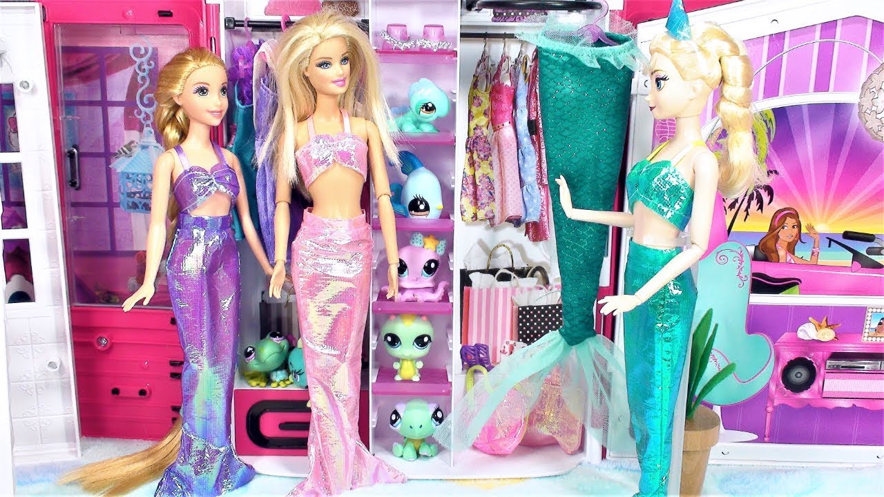 Barbie doll Rapunzel Elsa princess 