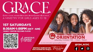 31st Year of G.R.A.C.E. Mentoring Orientation Invite