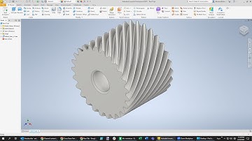 Helical Gears in Autodesk Inventor