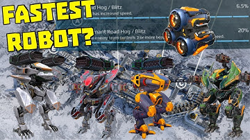 Speed Test With Max Speed Module & Skills - Loki vs Strider vs More | War Robots