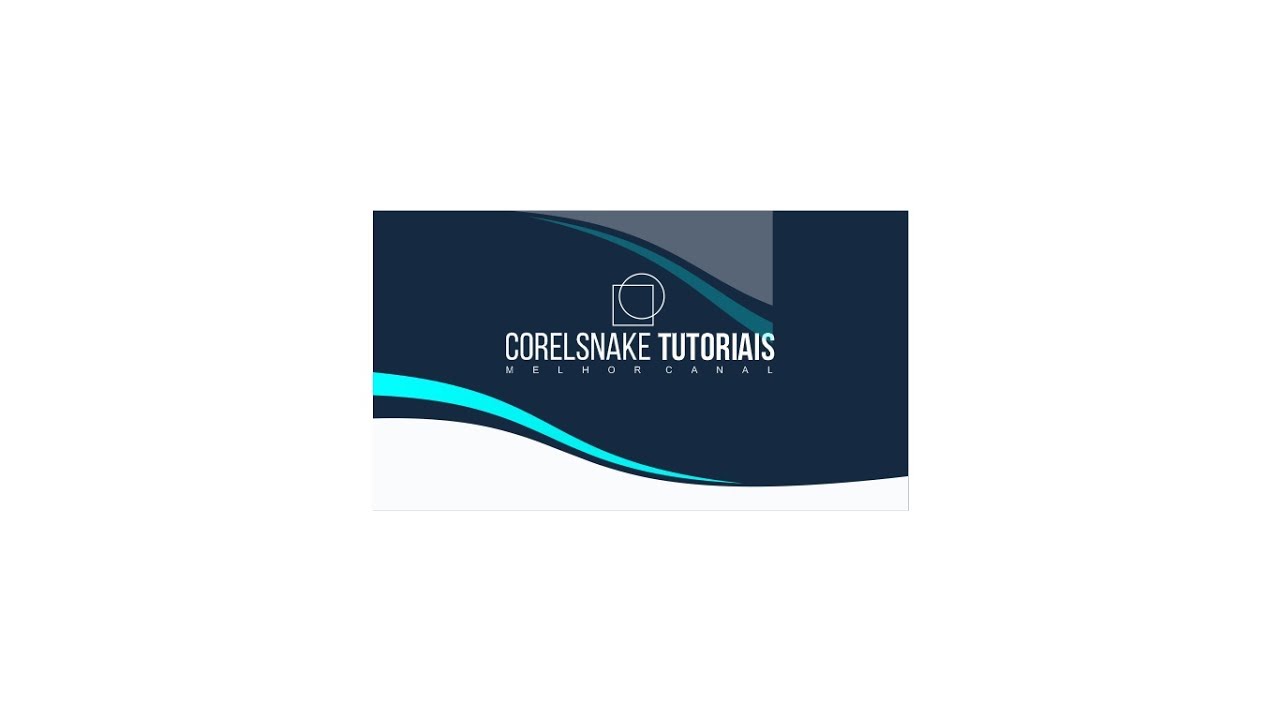 curso corel draw x7 CURSO DE COREL DRAW - COMO CRIAR UM CARTAO DE VISITA // COREL SNAKE PARTE 01