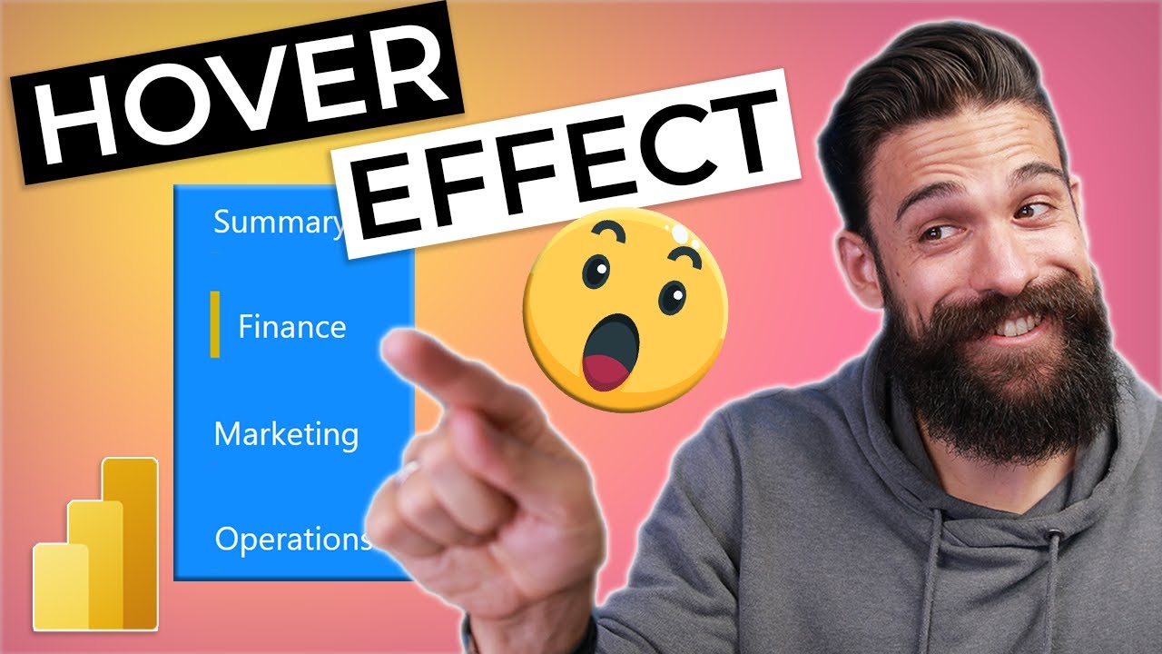 Update HOVER EFFECT that will WOW end users? See how to INSTANTLY upgrade your PAGE NAVIGATION in Power BI!