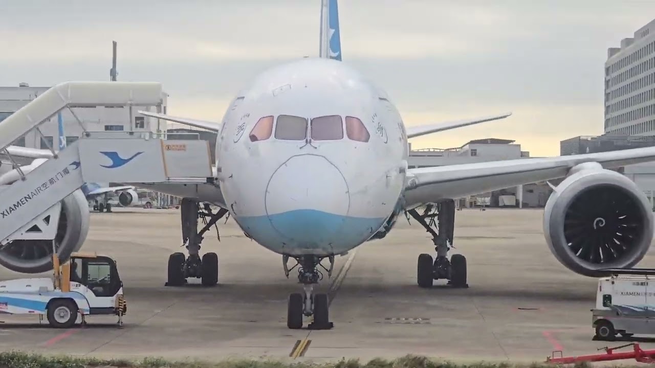 Indonesian flying China Domestic flight with Xiamen Air's Boeing 737 Max-8 (B-20DY) from FCO to CKG